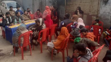 कुष्ठ रोगियों की बस्ती सेवा संघ ने बनाई