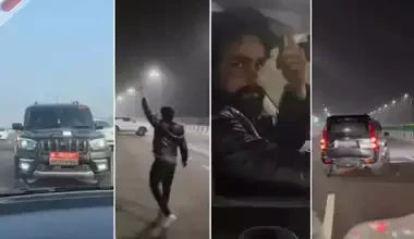 पुलिसकर्मी के बेटे का स्टंट, ACP-इंस्पेक्टर को पकड़ने पर कुचलने की कोशिश; अरेस्ट अबतक नहीं हुआ