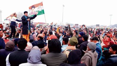 ‘भाजपा धर्म-जाति के नाम पर लोगों को बांट रही है, जनता के वोट की चोट करे।’
