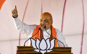 Home Minister Amit Shah ने कहा कि मुरादाबाद के हर बच्चा कश्मीर के लिए अपना जीवन देने को तैयार है।