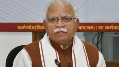 Haryana CM Khattar ने बीजेपी की सफलता का श्रेय पार्टी कार्यकर्ताओं को दिया