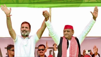 Akhilesh Yadav in Raebareli Rally ने राहुल गांधी का रायबरेली से सच्चा रिश्ता है बताया, "पीएम मोदी भी देख लें..।"