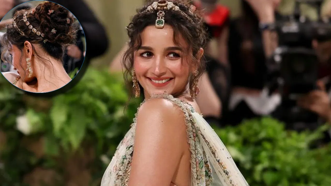 मेट गाला में आलिया भट्ट का ट्रेडिशनल अंदाज! हुस्न परचम देखते रह गए लोगों को कान के पीछे कुछ ऐसा दिखाई दिया।