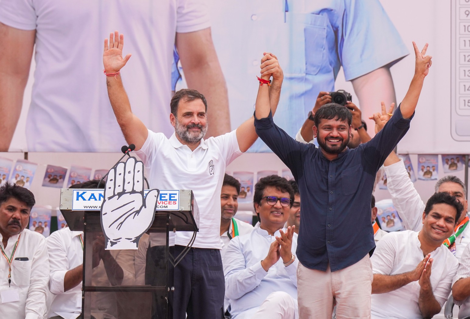 Delhi Lok Sabha 2024 election: राहुल गांधी ने कन्हैया कुमार के समर्थन में कहा, "BJP सत्ता में आई तो..।"