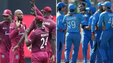 AFG vs. WI: विंडीज टीम ने 104 रन से जीत हासिल की, अफगानिस्तान को दूसरे स्थान पर धकेल दिया।