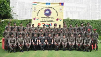 Indian Army की टुकड़ी बहुराष्ट्रीय सैन्य अभ्यास खान क्वेस्ट के लिए रवाना हुई