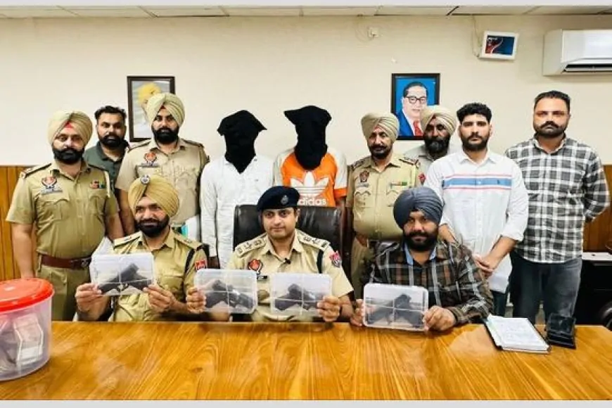 Punjab Police ने केंद्रीय एजेंसी के साथ मिलकर पाक समर्थित हथियारों से लैस स्मगलिंग मॉड्यूल का किया भंडाफोड़