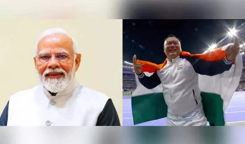PM Narendra Modi ने एथलीट होकातो होतोझे सेमा को पुरुषों की शॉटपुट स्पर्धा में कांस्य पदक जीतने पर बधाई दी