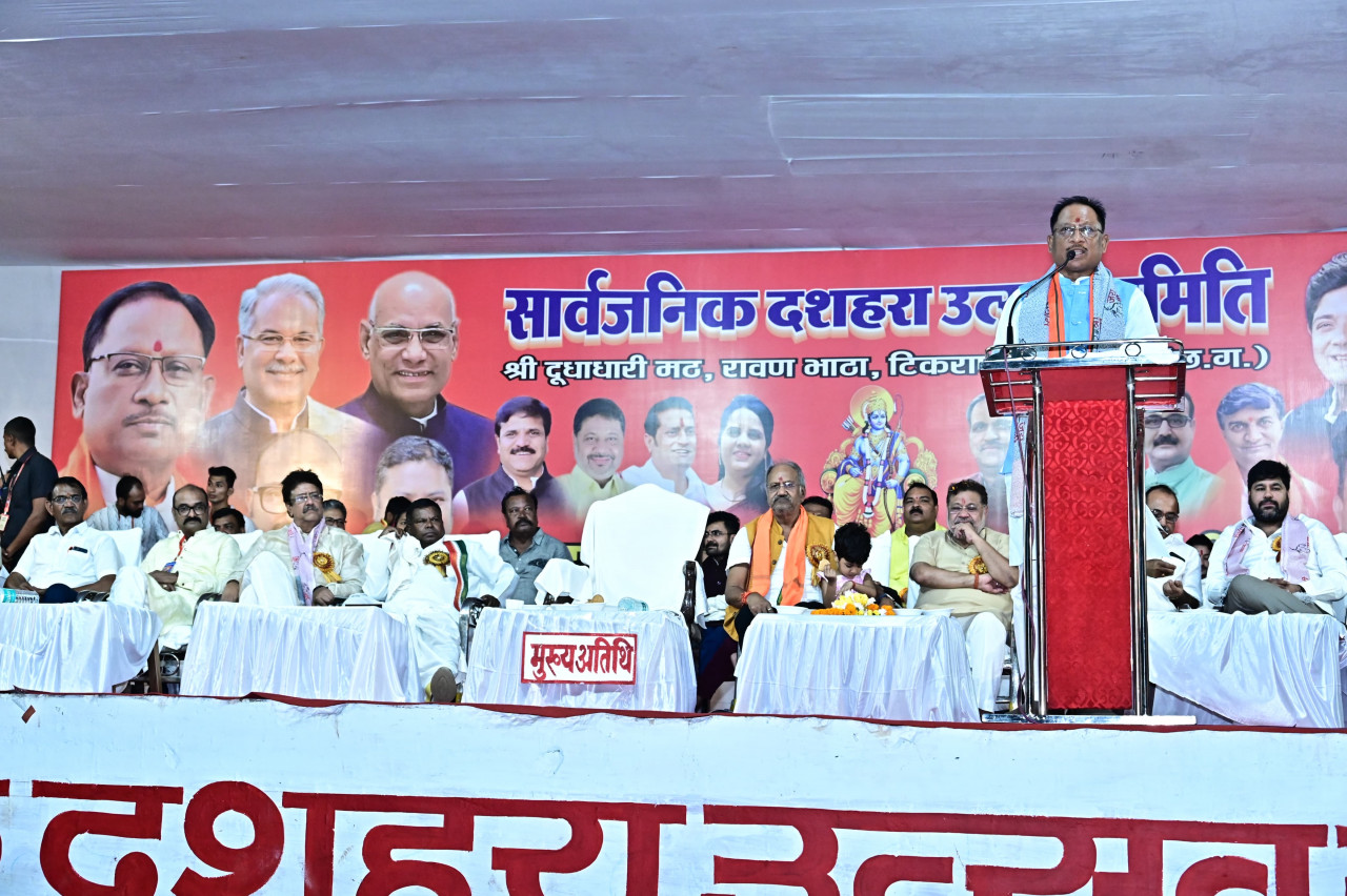 CM Vishnu Dev Sai: बुराई को त्याग कर सत्य की राह अपनाने प्रेरित करता है विजयादशमी पर्व