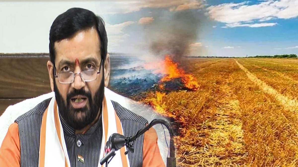 CM Nayab Saini ने किया सस्पेंड, 24 अफसरों पर गिरी गाज , पराली जलाने के मामलों में बरती थी लापरवाही