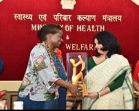 UNFPA honors India ने मातृ स्वास्थ्य और परिवार नियोजन में अग्रणी भूमिका के लिए सम्मान किया