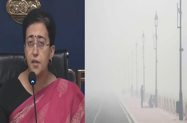 दिल्ली में बढ़ते प्रदूषण के बाद CM Atishi ने 10वीं और 12वीं के भी स्कूल  बंद करने का निर्णय लिया।