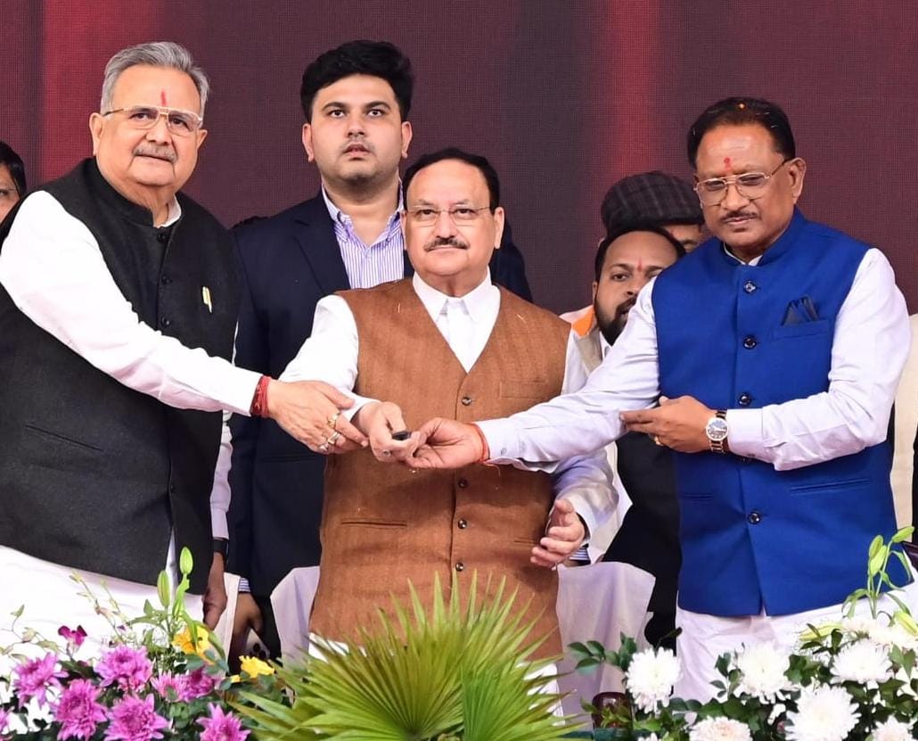 Union Minister J.P. Nadda ने 1124 करोड़ रूपए के विभिन्न विकास कार्याें का किया लोकार्पण और शिलान्यास