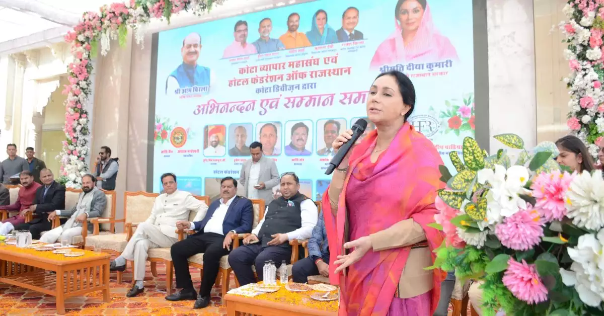 Deputy CM Diya Kumari ने घाट चम्बल रिवर फ्रंट पर आयोजित हाड़ौती पर्यटन विकास पर संवाद कार्यक्रम में शिरकत की