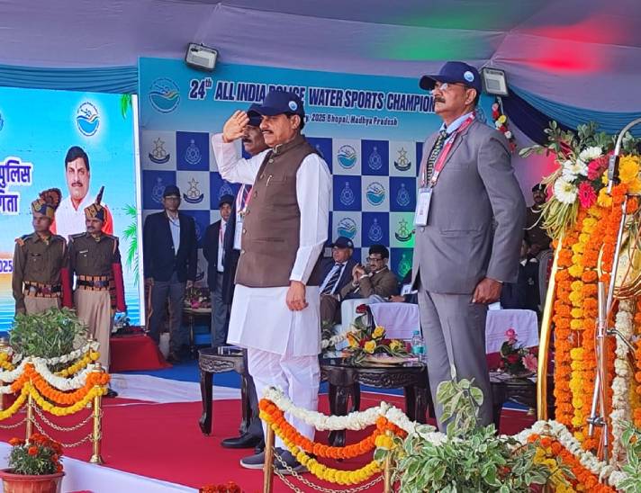CM Mohan Yadav ने भारतीय पुलिस वॉटर स्पोर्ट्स प्रतियोगिता का शुभारंभ किया, जिसमें 22 राज्यों से 557 खिलाड़ी भाग लेंगे