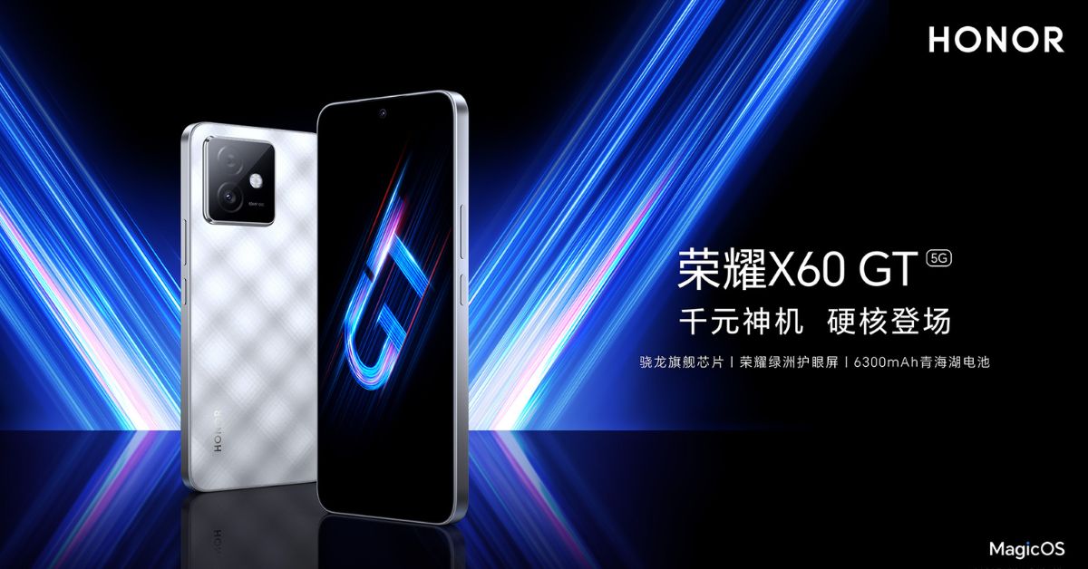 Honor X60 GT: 16GB तक की रैम, 50MP कैमरा और 6300mAh की बैटरी वाला नया फोन, 80W की चार्जिंग