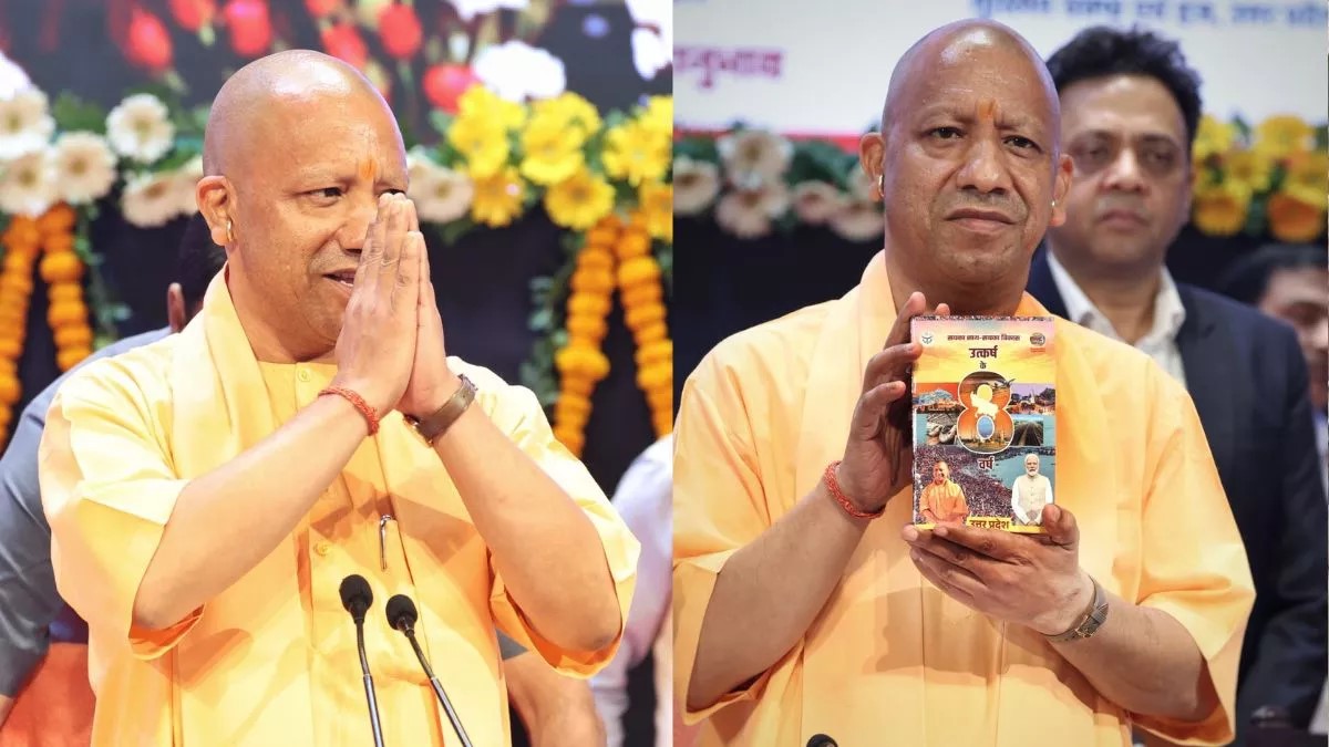 CM Yogi ने संघ के सामने 8 वर्ष की रिपोर्ट पेश की, सनातनियों में उत्साह, UP से बीमारू का चोला उतारा
