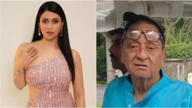 ये सेलेब्स, खानजादी के साथ Mannara Chopra के पिता की प्रार्थना सभा में शामिल हुए