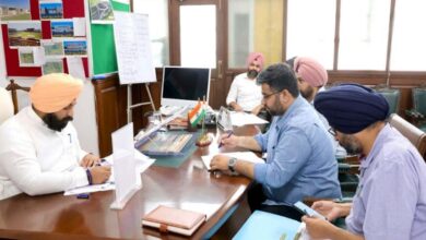 Harjot Singh Bains ने जून के अंत तक 14 करोड़ रुपये की बाढ़ सुरक्षा परियोजनाओं को पूरा करने का आदेश दिया