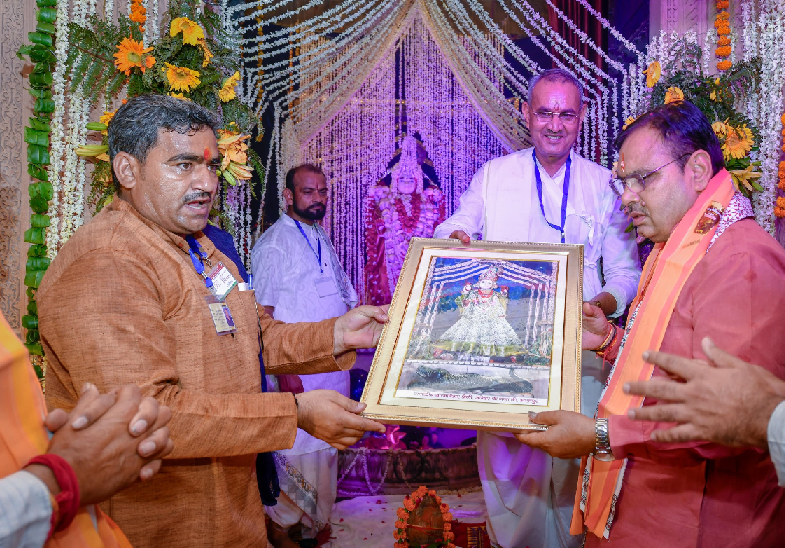 मुख्यमंत्री श्री भजनलाल शर्मा ने गंगा माता मंदिर में की पूजा-अर्चना